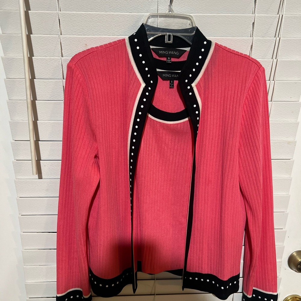 Ming Wang Pink Women's Jacket